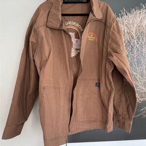 Brown Morning Jacket with Owl Design